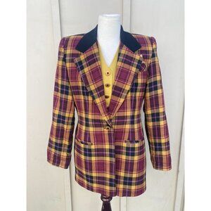 Vintage Criscione New York Jacket Blazer Plaid